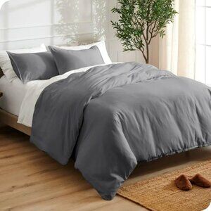 Bare Home Luxury Duvet Cover and Sham Set - Premium 1800 Collection - Ultra-Soft